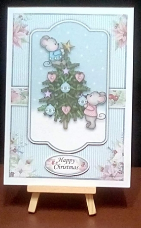 Tree Trimming Mice A5 Mini Kit by Benita Jenkinson