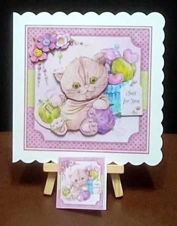 Kittens Love Wool Mini Kit by Benita Jenkinson