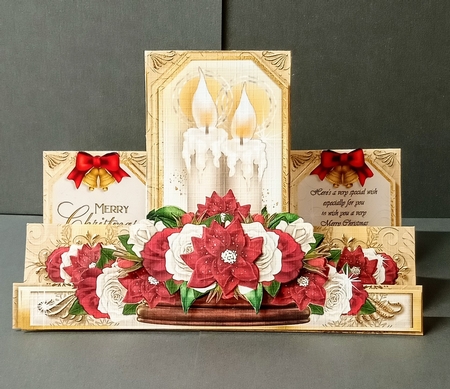 Christmas Candle Arrangement  by Benita Jenkinson
