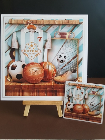 Male Card Sport Football Themed Mini Kit by Benita Jenkinson