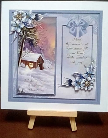 Christmas Cabin & Winter Florals Mini Kit by Benita Jenkinson