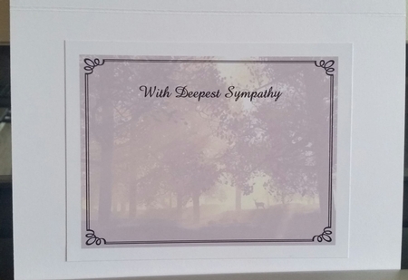 DO NOT STAND BY MY GRAVE AND WEEP QUICK SYMPATHY TOPPER by Benita Jenkinson
