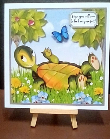 Hope you will soon be back on your feet by Benita Jenkinson
