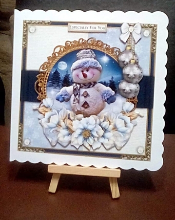 Blue Christmas2 Mini Card Kit by Benita Jenkinson