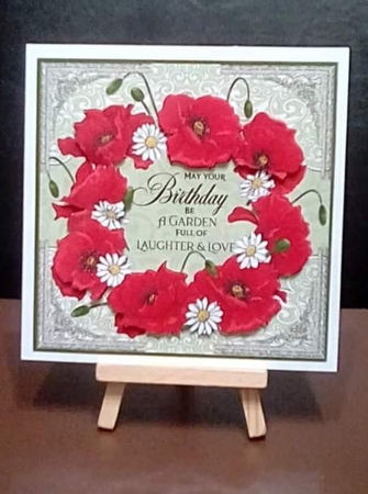 Poppies for your birthday by Benita Jenkinson