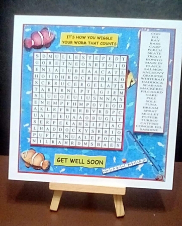 WORD SEARCH, FISHING 3  by Benita Jenkinson