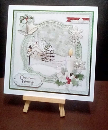 Merry Winter 1 (No Verse) Card Front. by Benita Jenkinson