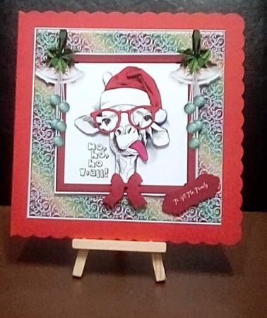 Christmas Crazy Giraffe Mini Kit by Benita Jenkinson