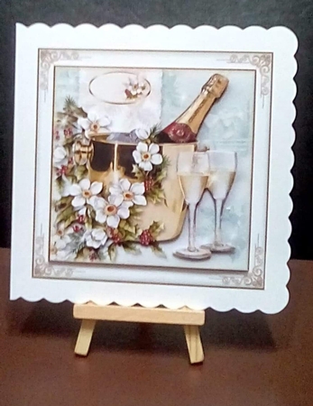 A Champagne Christmas Mini Page Kit by Benita Jenkinson