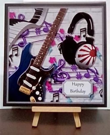 Music Maestro card topper by Benita Jenkinson
