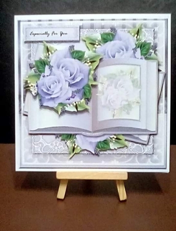 Book Lavender Roses Mini Kit by Benita Jenkinson