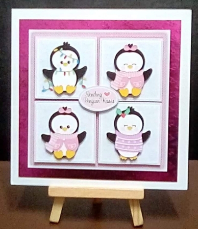 Penguin Kisses Squares 2 Mini Kit by Benita Jenkinson