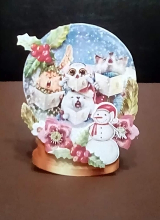 Fa La La La Snow Globe Mini Kit by Benita Jenkinson