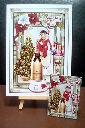 Naughty or Nice Christmas A5 Mini Page Kit by Benita Jenkinson