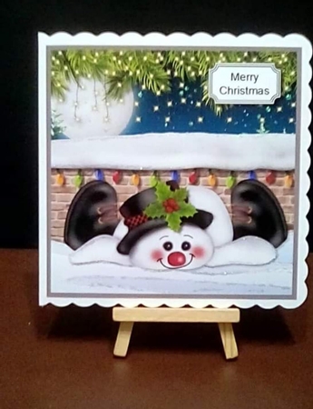 Christmas Melting Snowman by Benita Jenkinson