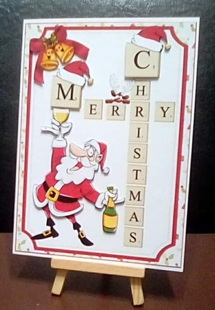 Christmas scrabble by Benita Jenkinson