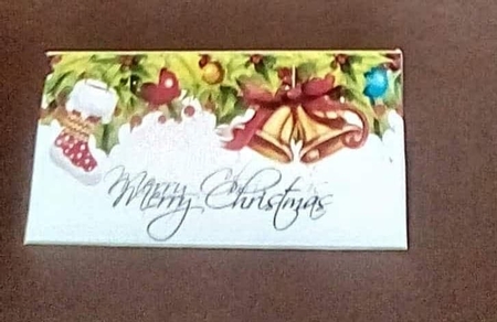 Festive Money Envelope 2 (2020) by Benita Jenkinson