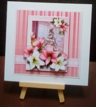 The Christmas Tree - Decoupage Card Mini Kit by Benita Jenkinson
