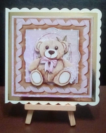 New Baby Girl Teddie Mini Kit by Benita Jenkinson