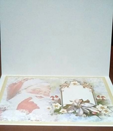 Vintage Santa Card Front Mini Kit-4 by Benita Jenkinson