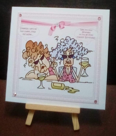 8x8 Stella and Margaret sweet old ladies mini kit by Benita Jenkinson