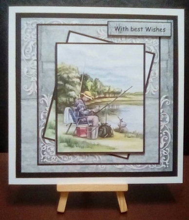Male Card  Gone Fishin by Benita Jenkinson