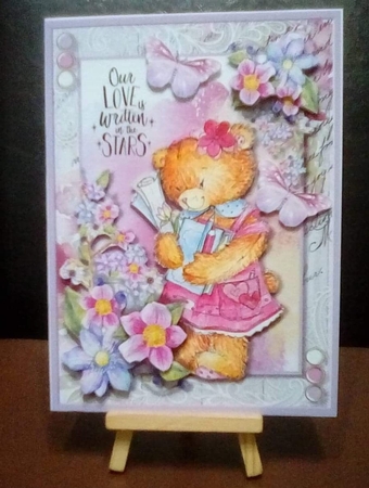Teddy Valentine 3 by Benita Jenkinson