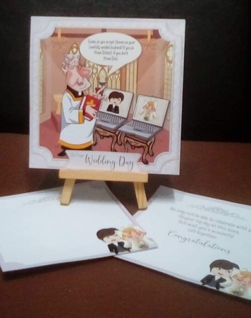 Virtual Wedding Day Complete Card and Inserts Kit by Benita Jenkinson