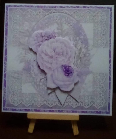 Vintage Lavender Roses Mini Kit by Benita Jenkinson