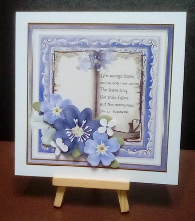 Forget me not 7x7  by Benita Jenkinson
