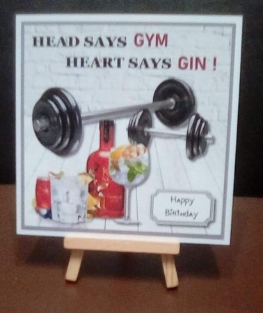 Head says GYM... by Benita Jenkinson