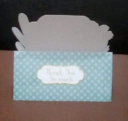 Love Spring Shaped Card and Envelope Kit. by Benita Jenkinson