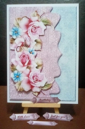 A5 Cool Roses  Mini Kit by Benita Jenkinson