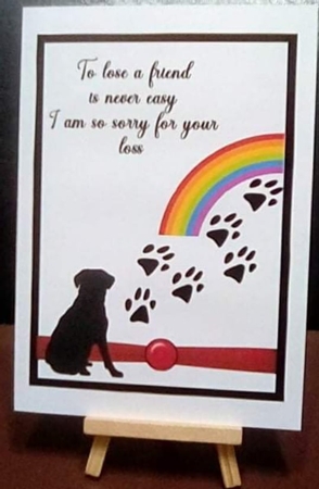 Two pet sympathy toppers by Benita Jenkinson