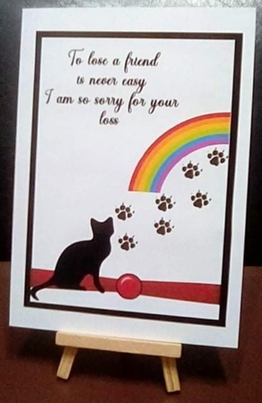 Two pet sympathy toppers by Benita Jenkinson
