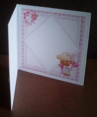 8x8 teddy has a present birthday or mothers day mini kit by Benita Jenkinson
