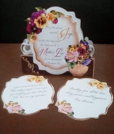 Mother of Mine #4 Shaped Card and Envelope Kit. by Benita Jenkinson