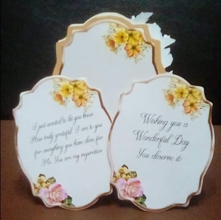Mother of Mine #4 Shaped Card and Envelope Kit. by Benita Jenkinson
