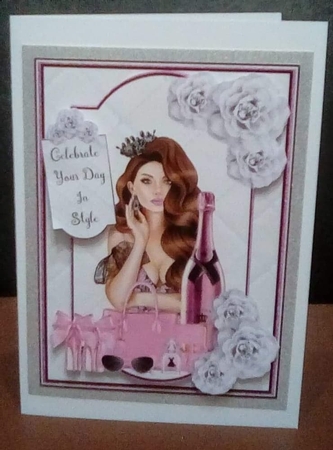 Pink Champagne Mini Card Kit #4 by Benita Jenkinson