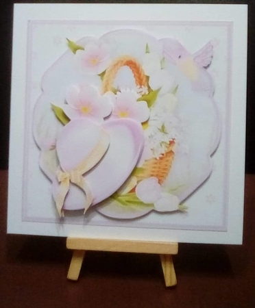 Spring Basket - Decoupage Card Mini Kit by Benita Jenkinson