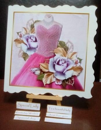 Elegant Dress & Roses Mini Kit by Benita Jenkinson