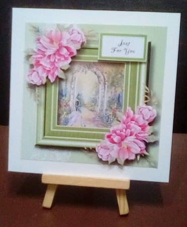 Pink Flowers At The Rose Arch by Benita Jenkinson