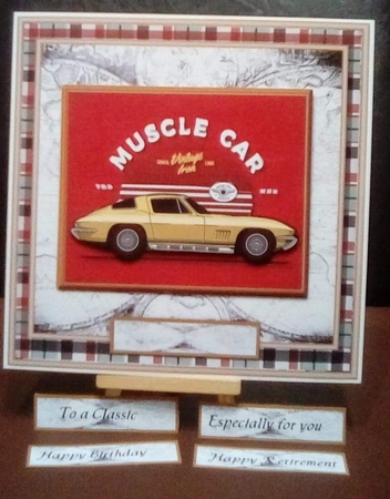 Classic Chevrolet Male Card Mini Kit by Benita Jenkinson