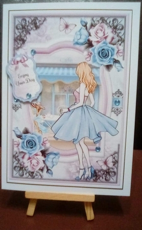 Meeting At The Cafe Mini Page Kit  by Benita Jenkinson