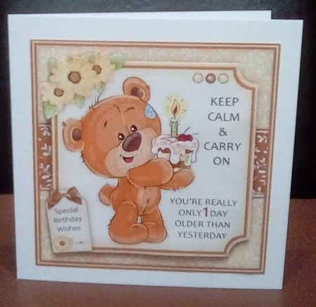 Keep Calm Teddy Mini Kit by Benita Jenkinson