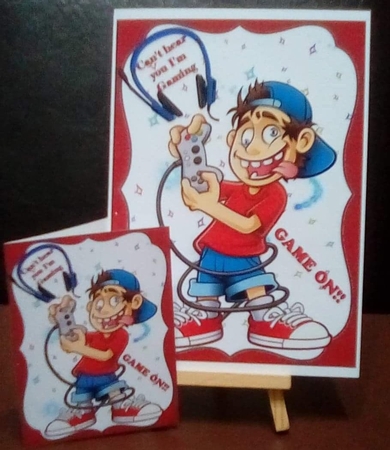Gamer boy birthday by Benita Jenkinson