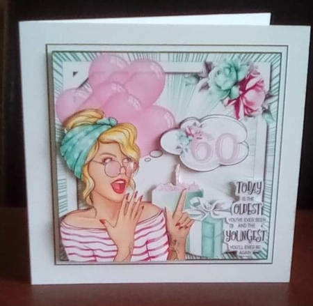 Pop Art 60th Birthday Mini Page Kit  by Benita Jenkinson