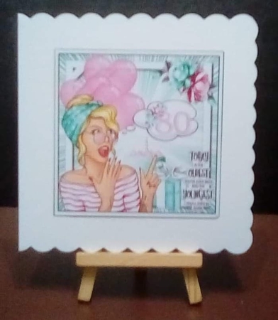 Pop Art 80th Birthday Mini Page Kit  by Benita Jenkinson