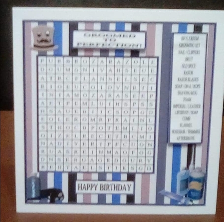 WORD SEARCH, MENS TOILETRIES  by Benita Jenkinson