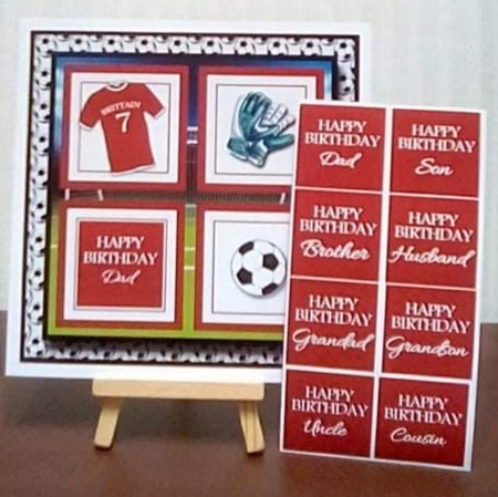 8x8 Barnsley Full Football Team Bumper kit - x11 A4 Sheets  by Benita Jenkinson